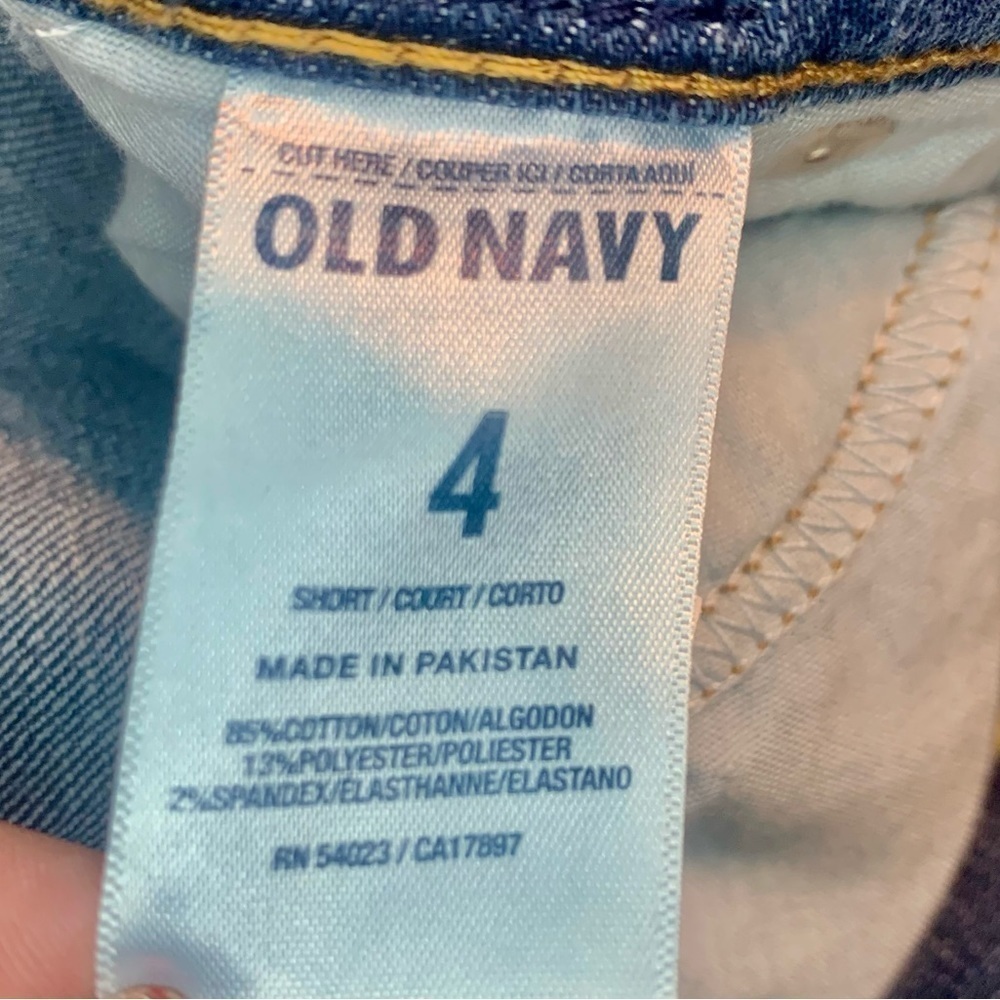 NWT Old Navy Jeans Size 4 The Flirt Blue Denim Cotton Spandex Bootcut Faded Wash - Picture 12 of 16